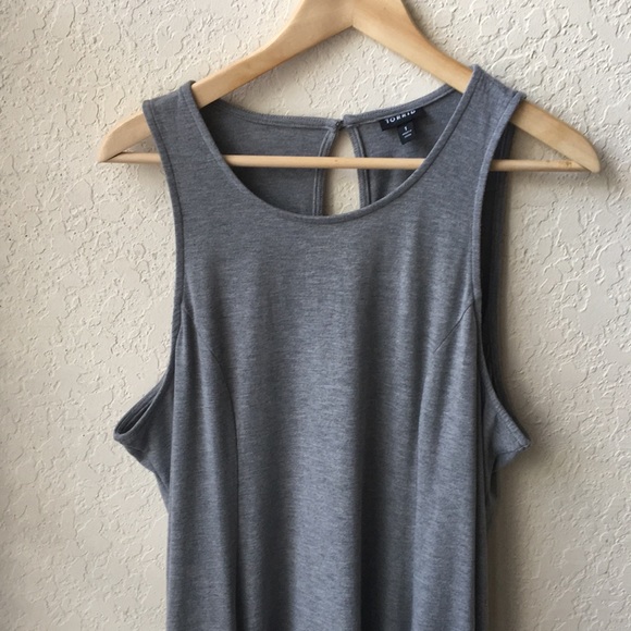 Torrid Grey Jersey Handkerchief Trapeze Dress - Picture 2 of 5